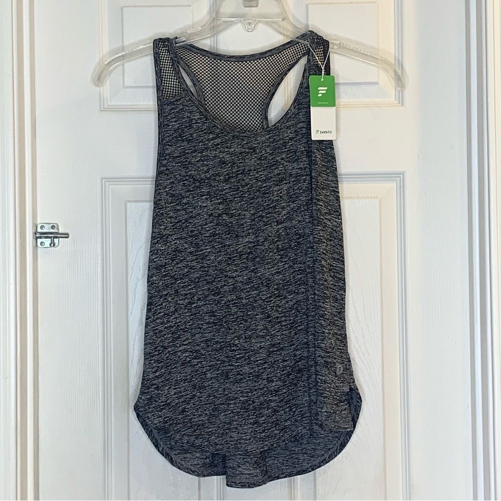 LETSFIT Sports Athletic Gym Tank Top Size Small